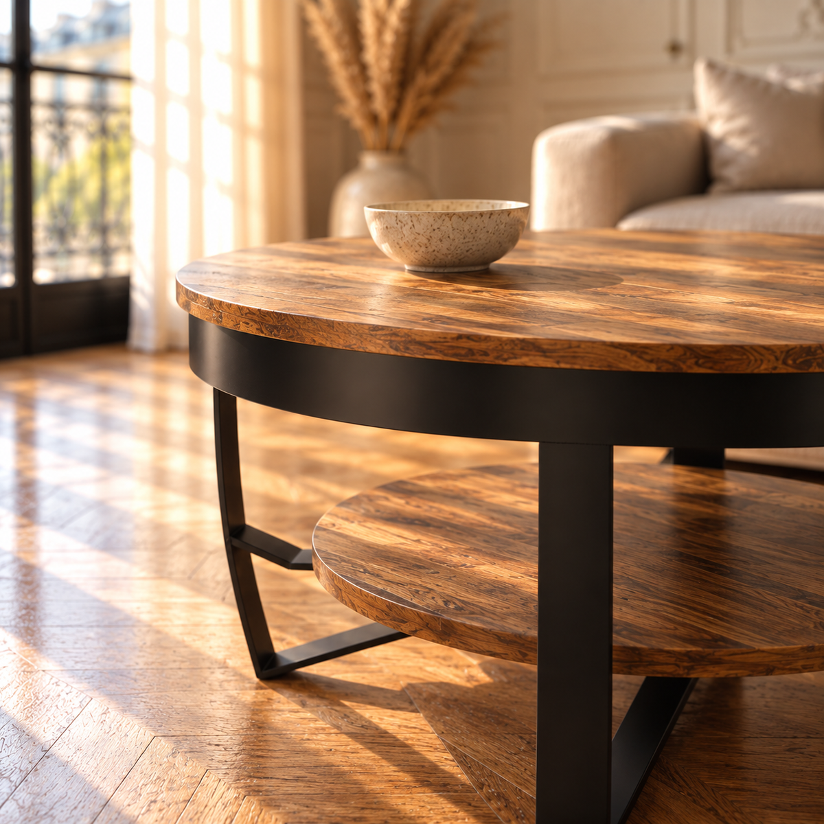 Table basse bois massif d'acacia
